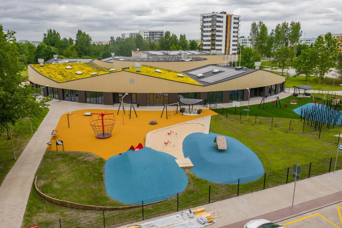 Pärnu Raja lasteaed ja ujula valmisid 2020. aastal.