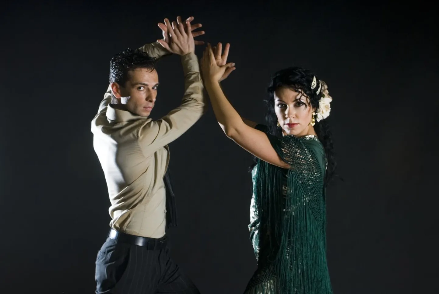 Flamenkoartistid Ivan Gallego ja Maria Rääk esinevad pärimusmuusika aidas 24. märtsil.