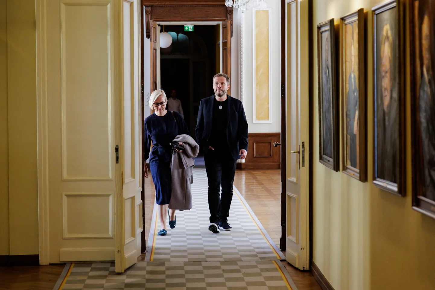 Eesti 200 parteikaaslased haridus- ja teadusminister Kristina Kallas ja välisminister Margus Tsahkna.