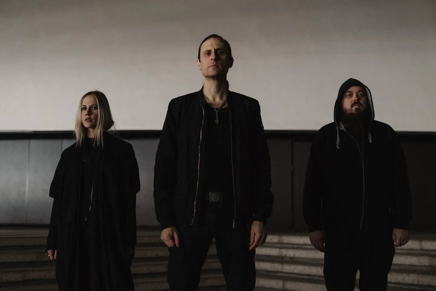 Forgotten Sunrise aastal 2023: (vasakult) Kadri Sammel, Anders Melts ja Jaan Pullerits.