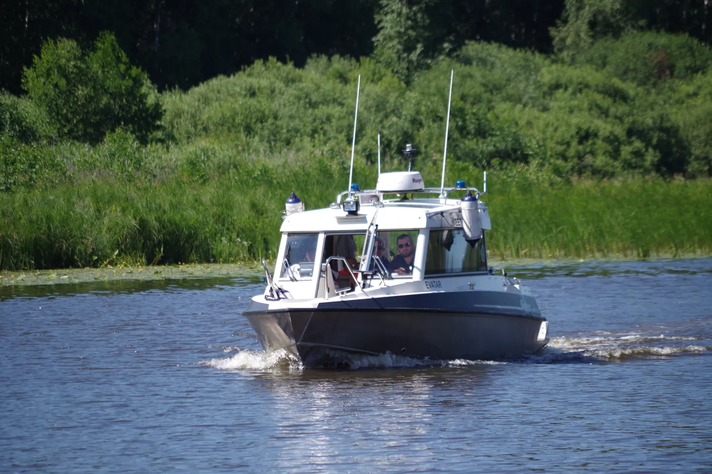 Liiklus Värska lahes.