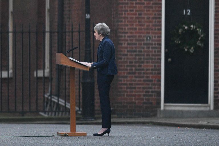 Peaminister Theresa May esines täna hommikul kõnega.