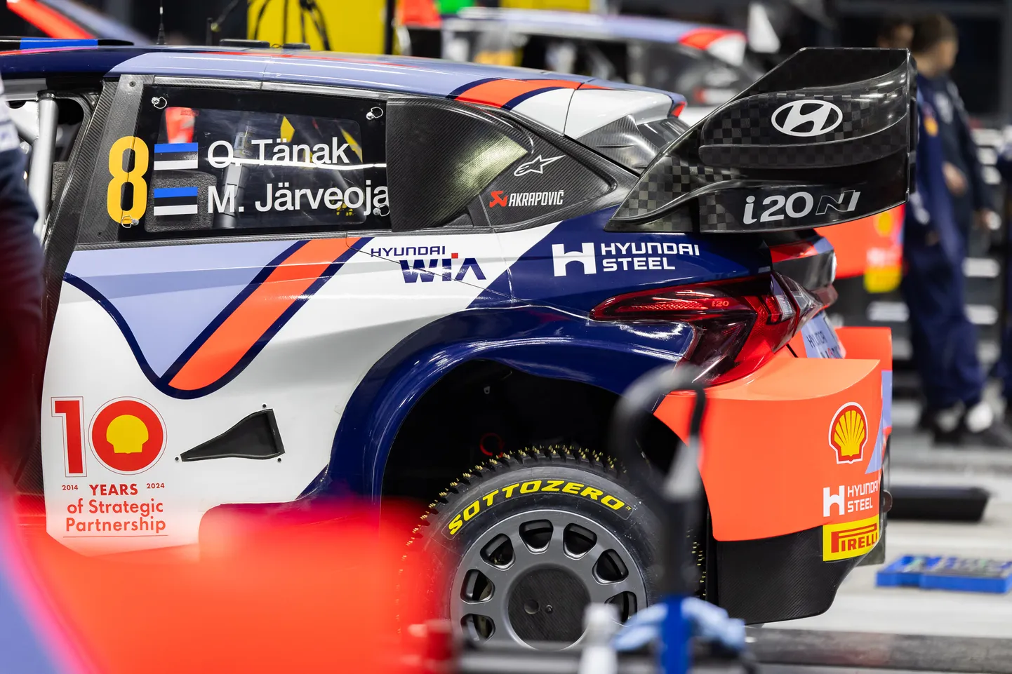 Ott Tänaku ja Martin Järveoja Hyundai i20 N Rally1-auto, mis järgmisel hooajal kaotab hübriidajami ja 100 kg ning muutub ilmselt natuke aeglasemaks. Kas Rally2-autode edasiarendus hakkab tippklassile kandadele astuma?