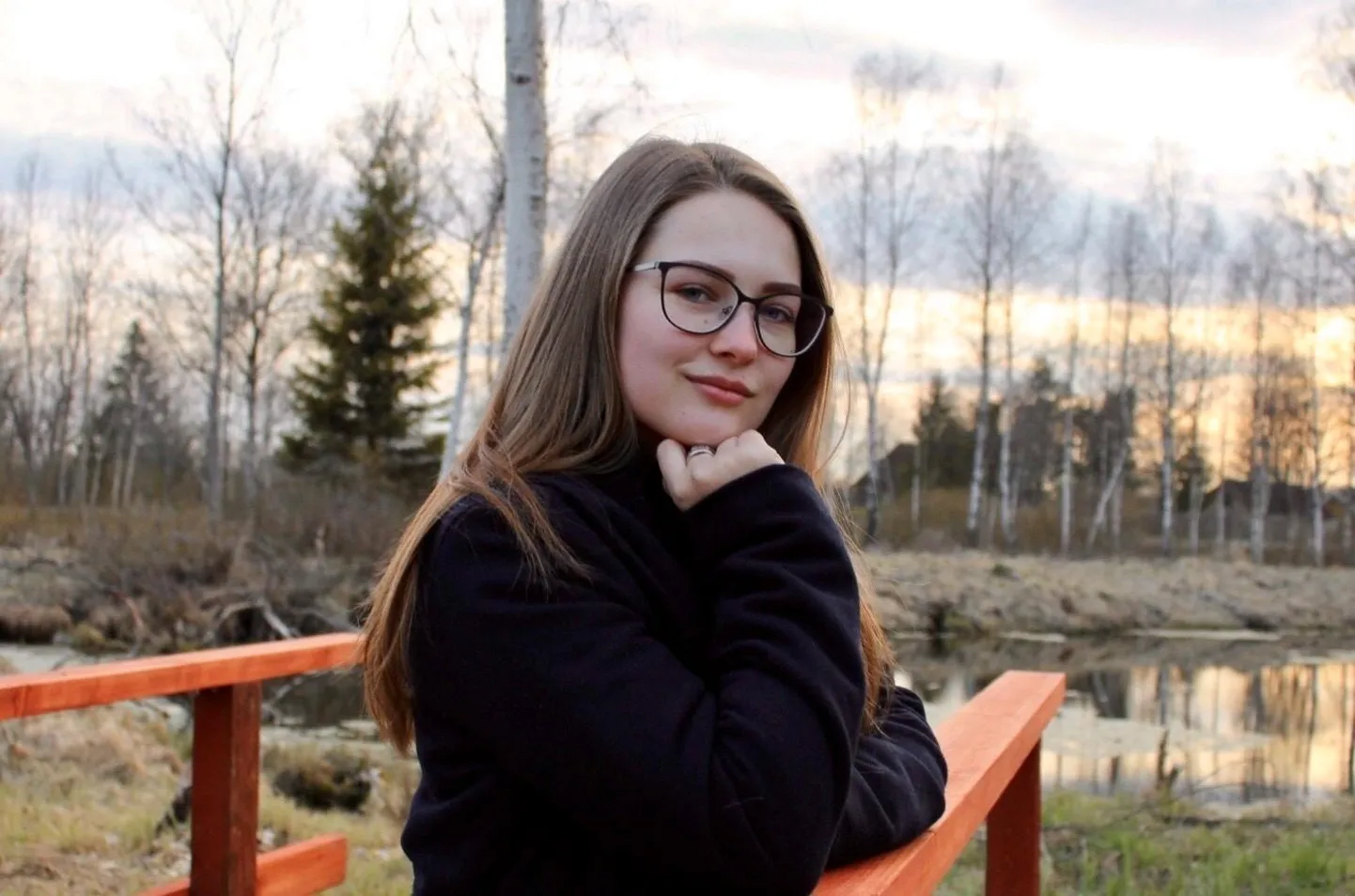 Triinu Piiroja sai Järva-Jaani gümnaasiumis abiks oleku käigus ka tunde anda.