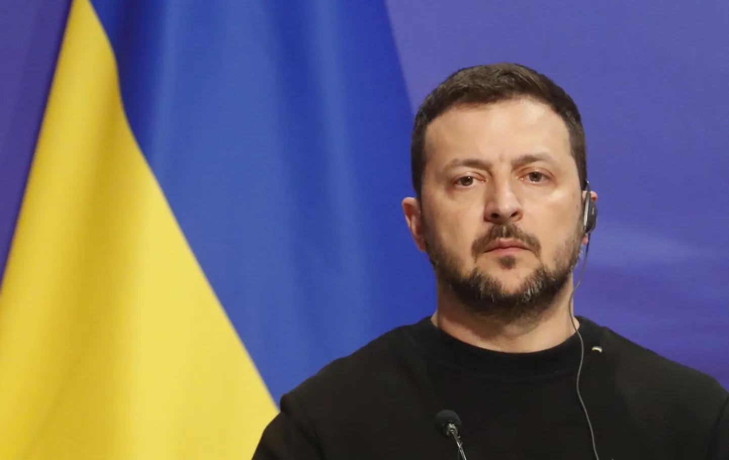 Ukraina president Volodõmõr Zelenskõi Kolme Mere kohtumisel Vilniuses.