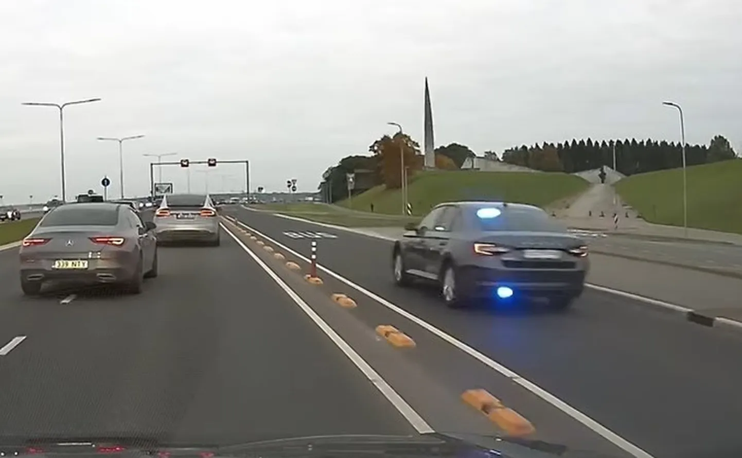 Politsei ajas taga mootorratturit.