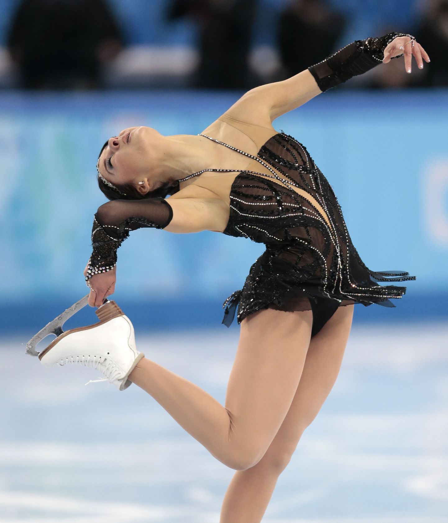 Елена Глебова на Олимпиаде в Сочи.