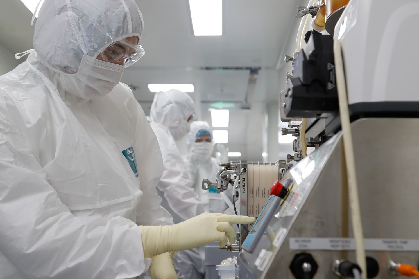 Koroonavaktsiini väljatöötamine Vene laboris. Foto on illustratiivne.