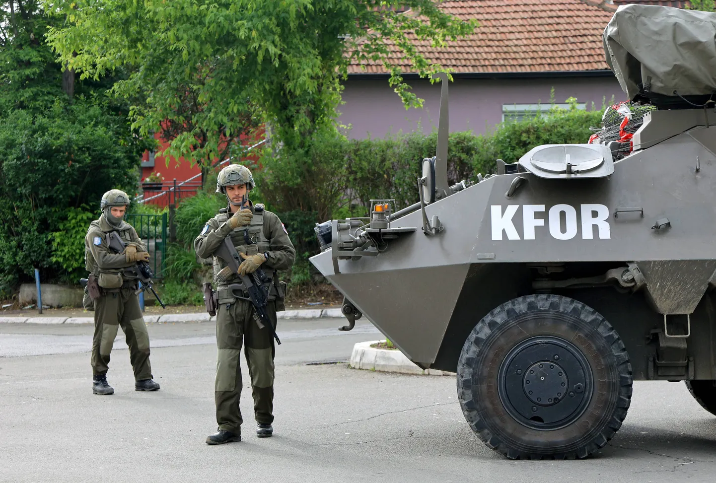 Austria sõdurid NATO rahuvalvemissioonil Kosovos. Foto on illustratiivne.