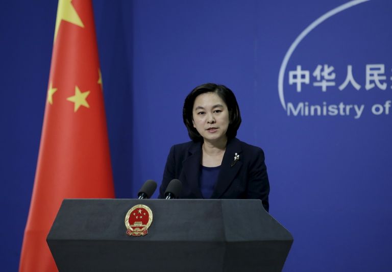 Hiina välisministeeriumi kõneisik Hua Chunying.