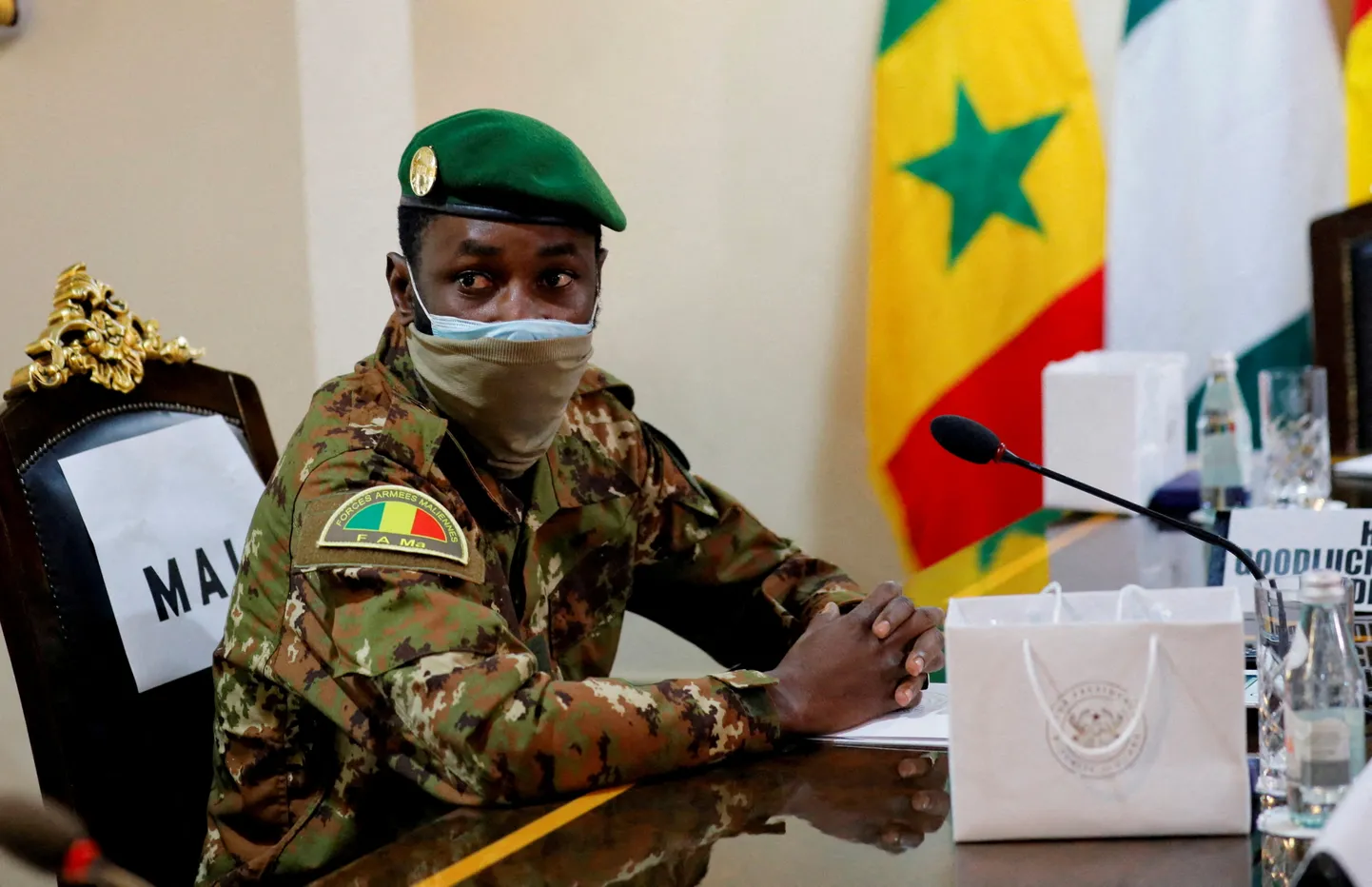 Huntajuht kolonel Assimi Goïta.