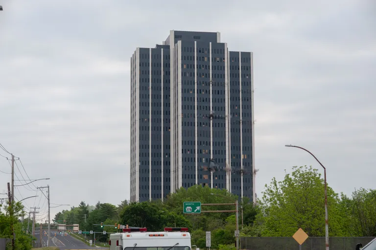 Pennsylvanias Bethlehemis lasti õhku terasefirma Bethlehem Steel kunagine peahoone