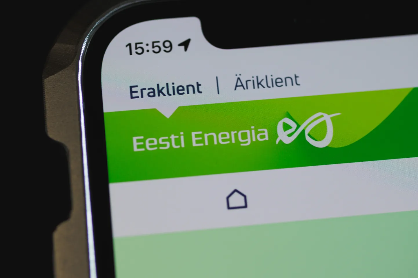 Kodutarbija elektrihind. Illustreeriv pilt.