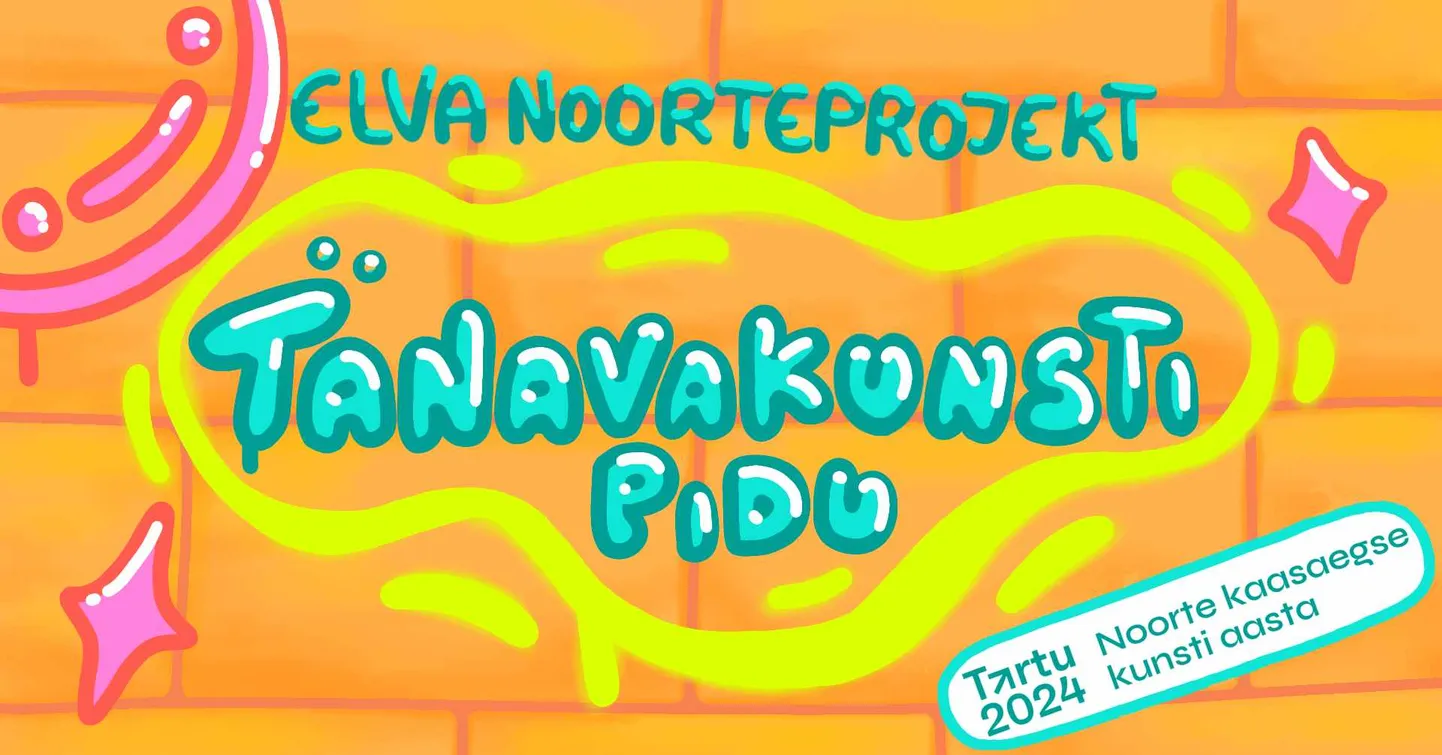 Tänavakunsti peo plakat.
