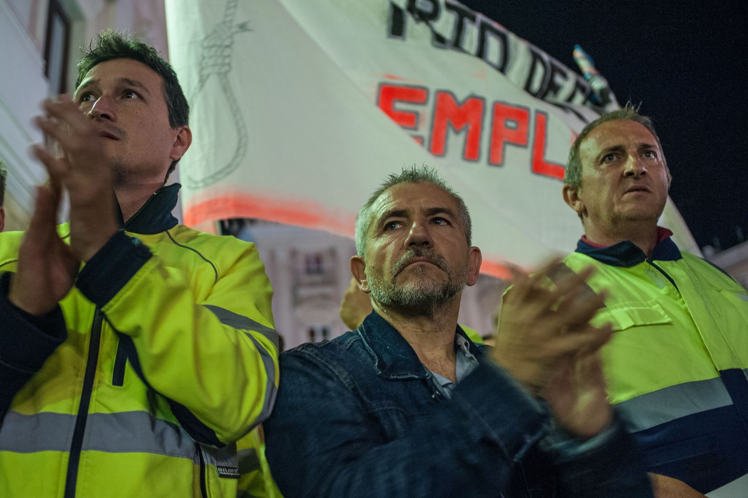 Töötuse vastane protestirongkäik Cádizi linnas Hispaanias, kus on jätkuvalt suur tööpuudus.