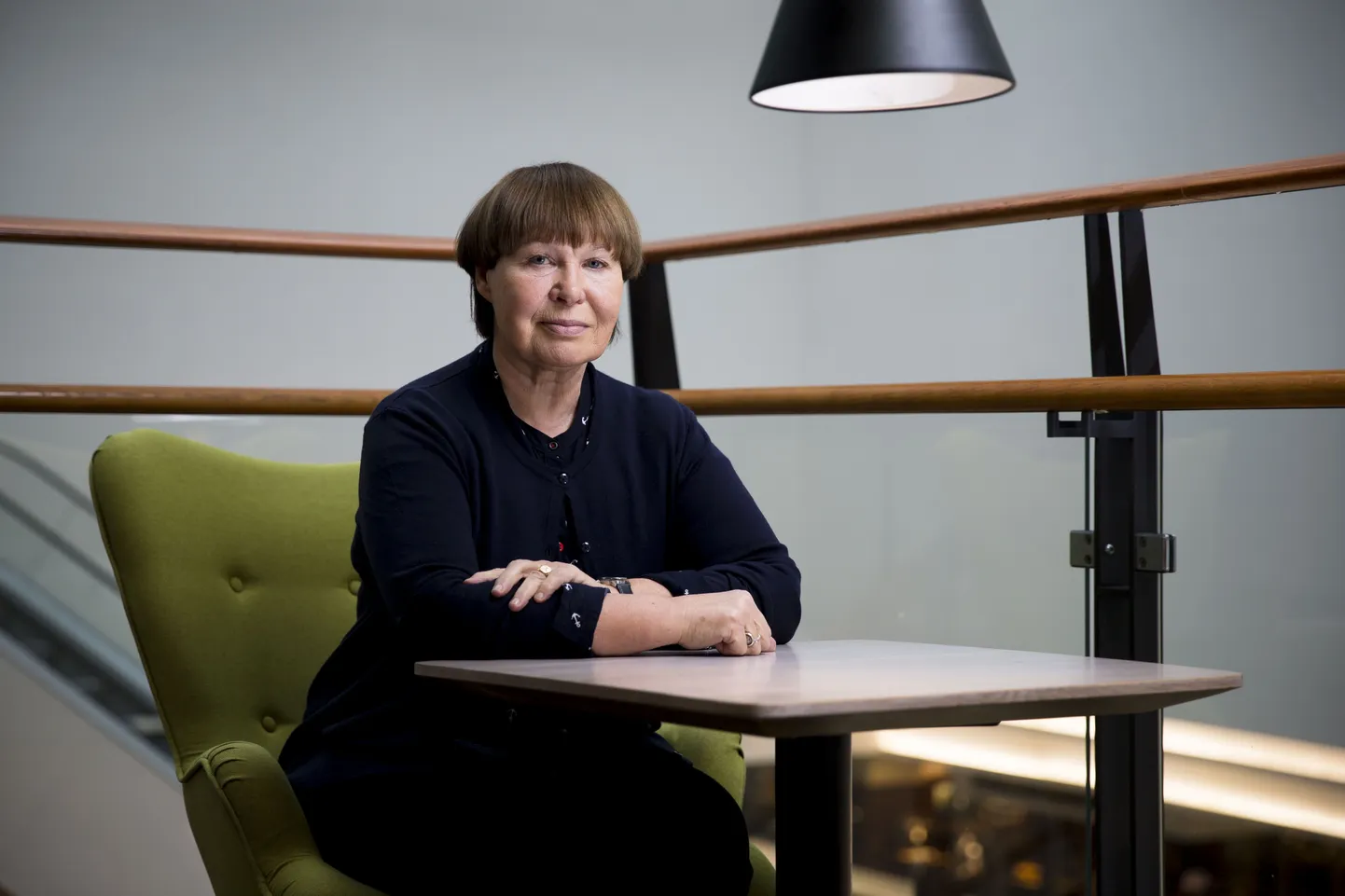 Kirjanik Viivi Luik.