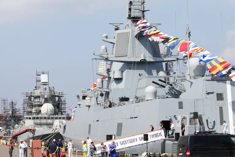 Esmakordselt toodi välja uus vargfregatt Admiral Gorškov.