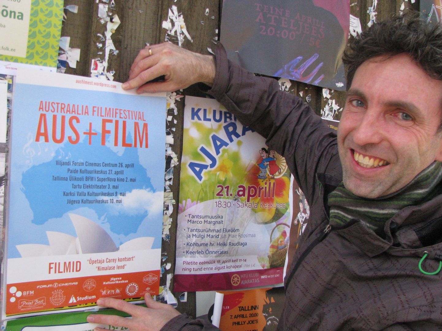 "AUS+FILM" festivali kutsus ellu Viljandis elav austraallane Geoffrey Longhurst.