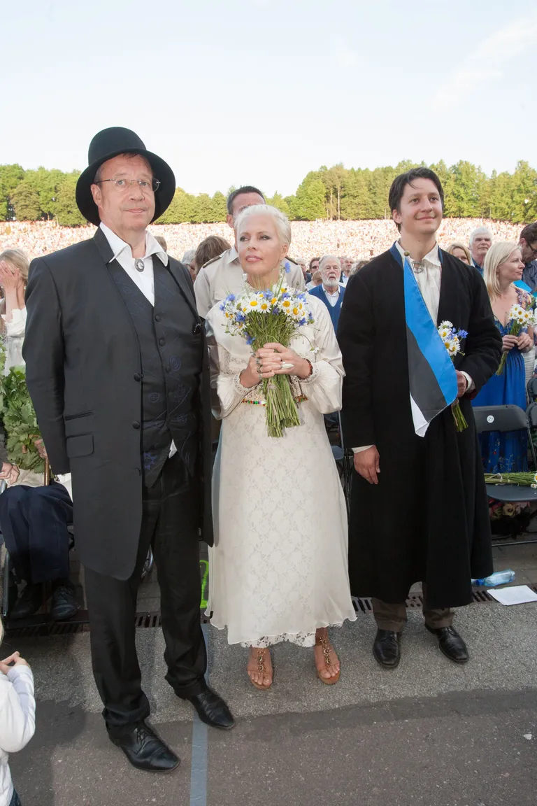 Toomas Hendrik Ilves, Evelin Ilves, Luukas Kristjan Ilves / Teet Malsroos / Scanpix