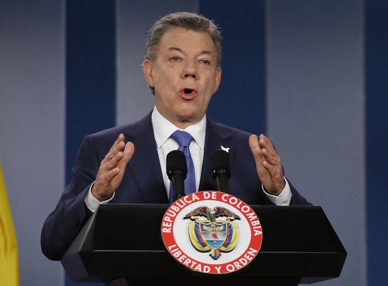 Colombia president Juan Manuel Santos. Foto: Scanpix