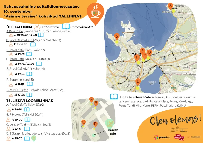 Tallinna kaart.