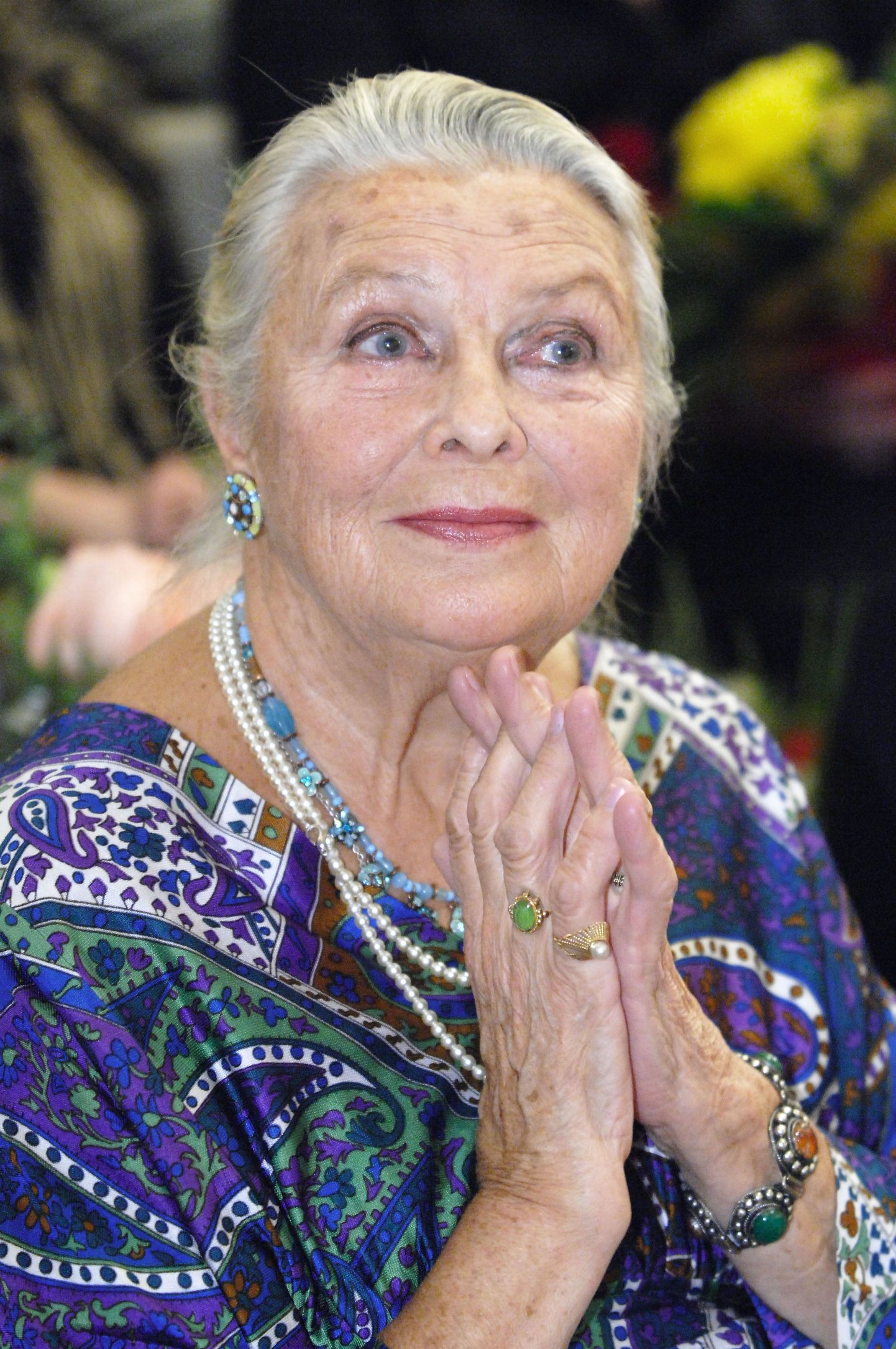 Läti legendaarne näitlejanna Vija Artmane mullu sügisel.