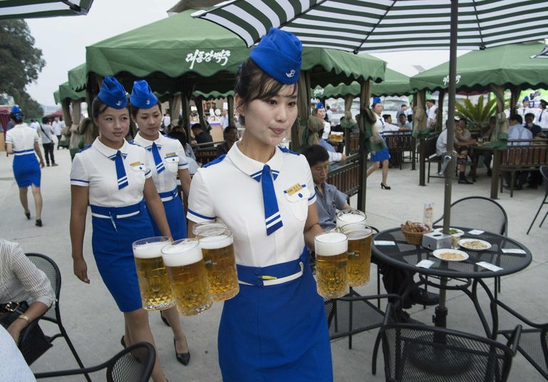 Põhja-Korea Pyongyangi õllefestival