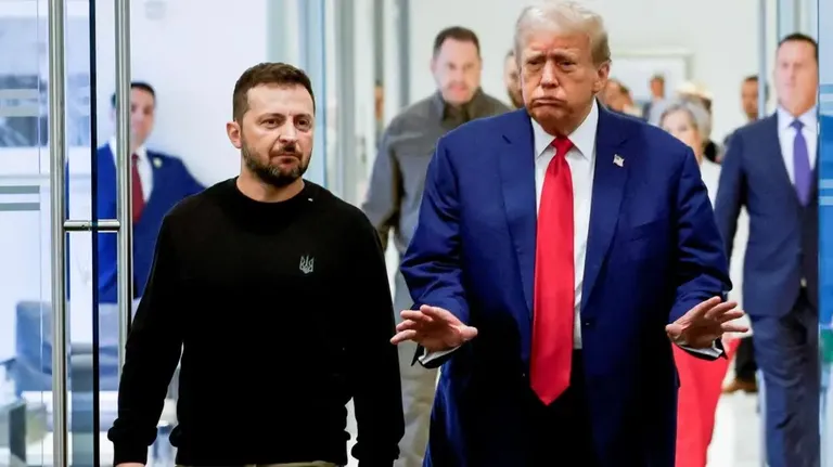 Дональд Трамп и Владимир Зеленский