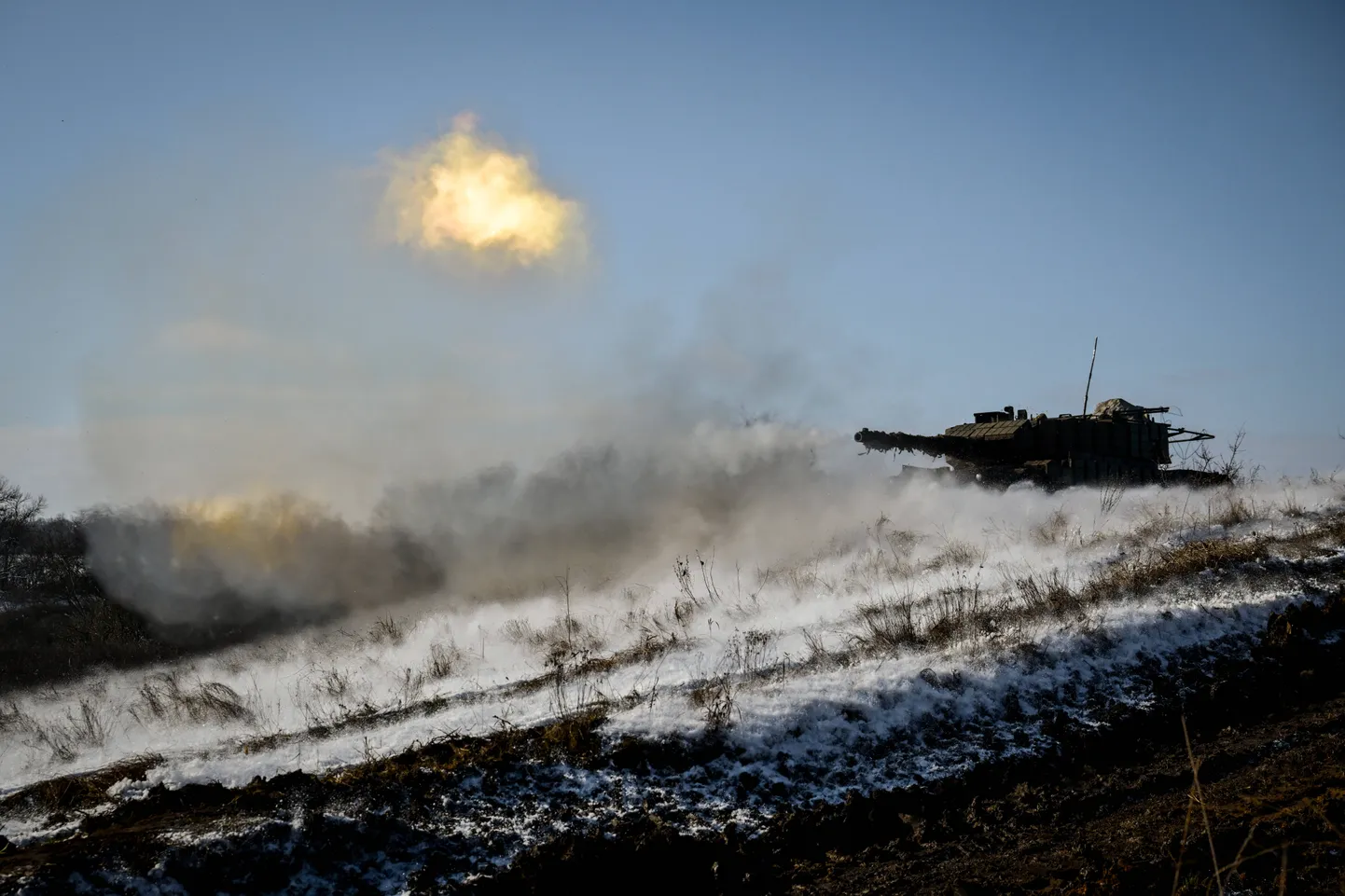 Украинский танк Leopard 1A5.
