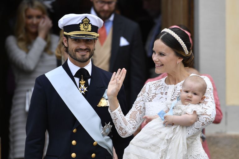 Принц Швеции Карл Филипп и принцесса София с сыном Александром. Фото: Scanpix/TT