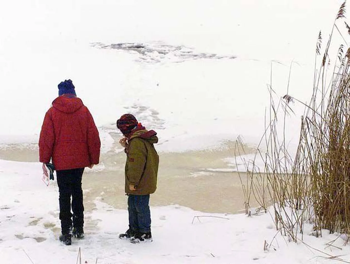 Õhuke jää on eluohtlik.