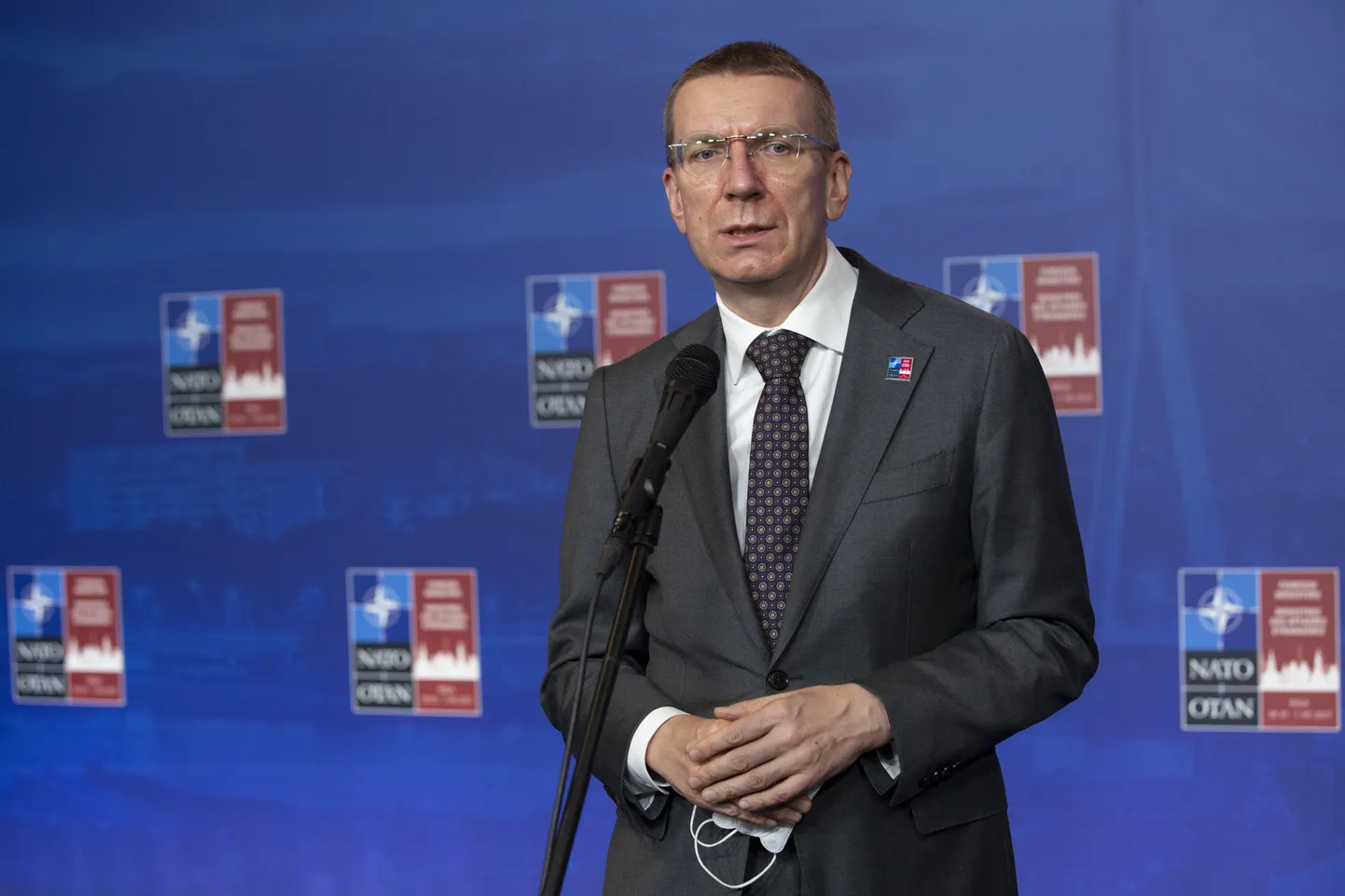 Latvijas ārlietu ministrs Edgars Rinkēvičs.