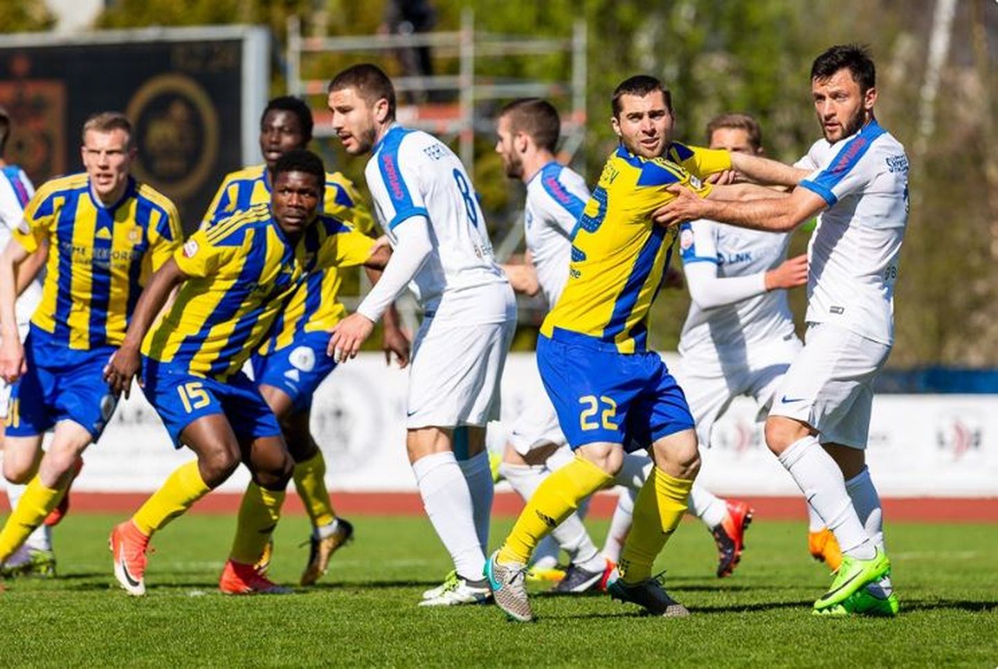 "Ventspils" un RFS futbolistu duelis