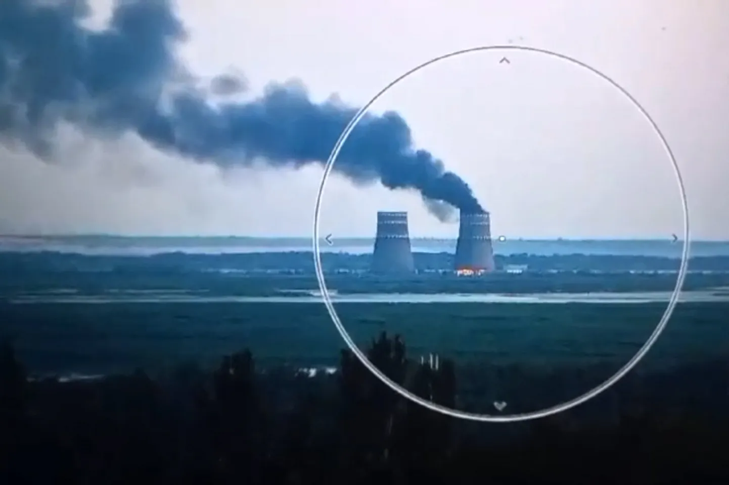 Пожар на территории ЗАЭС.