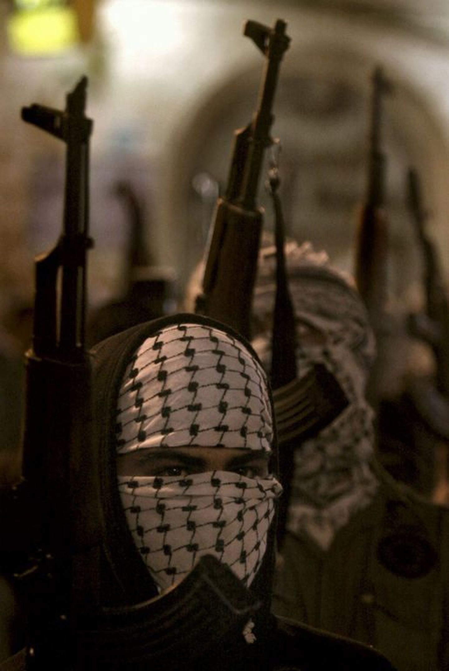 Fatah' liikumisega seotud al-Aqsa Märtrite Brigaadide relvastatud võitleja.