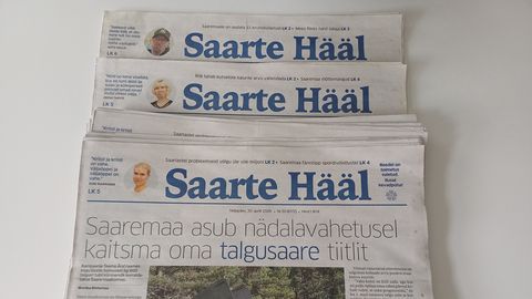 Taasiseseisvumispäeval Saarte Hääle paberlehte ei ilmu