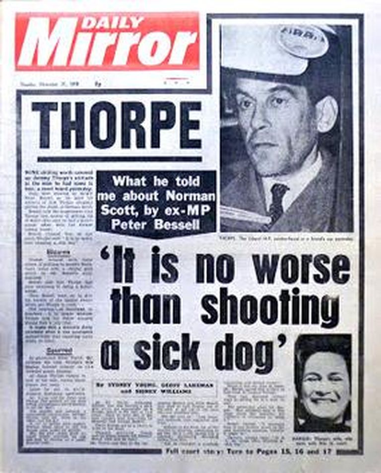 Briti meedia Jeremy Thorpe'i skandaalist