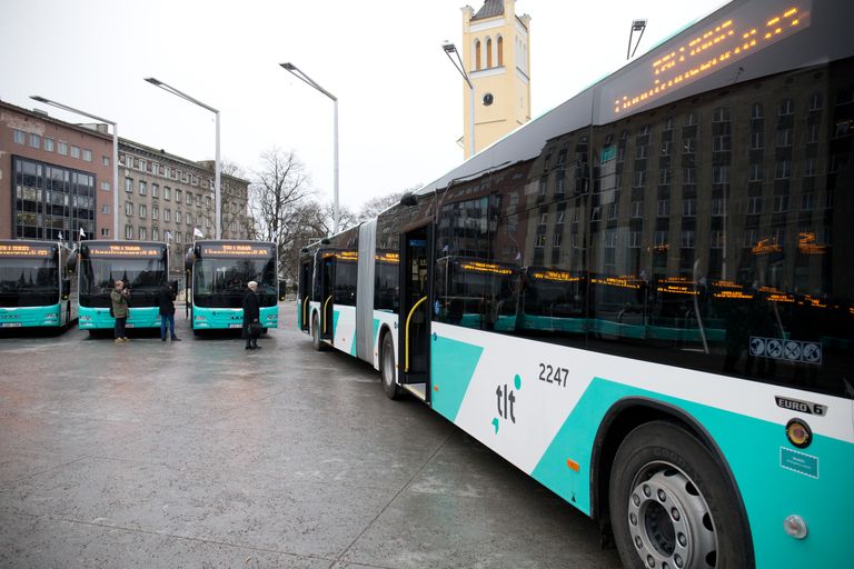 Все любят таллиннский автобус. Иллюстративное фото.