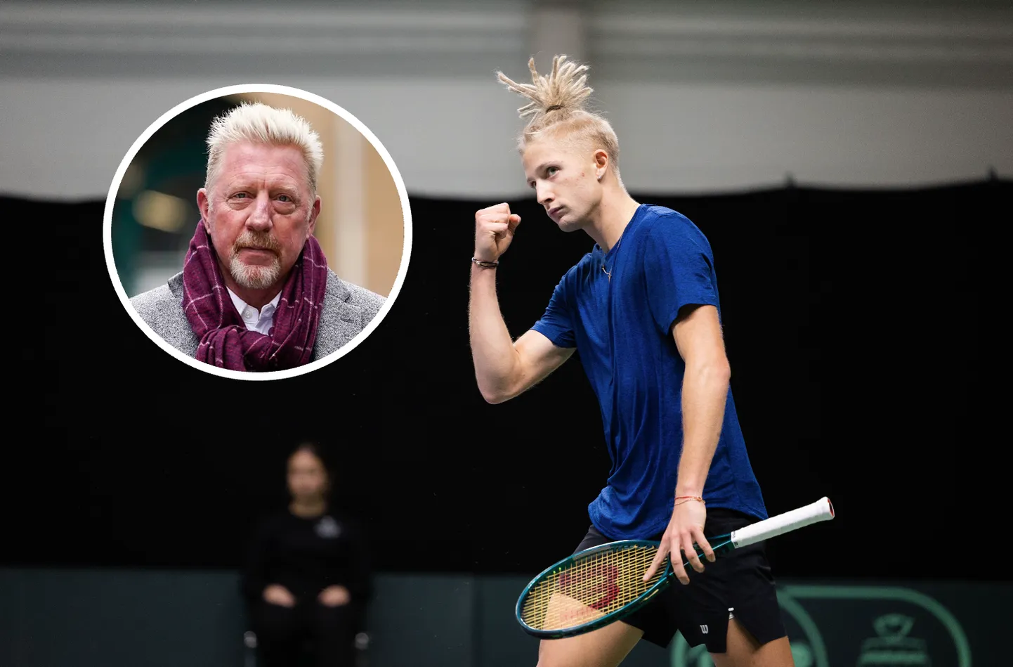 Boris Becker ja Mark Lajal.