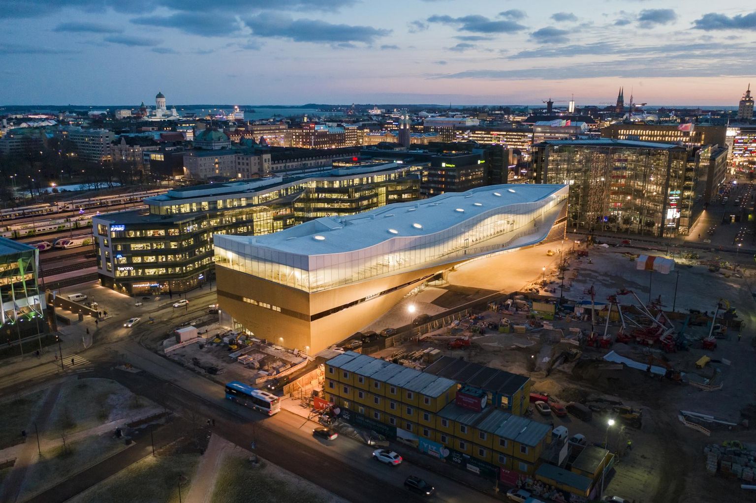 Helsingi keskraamatukogu - Oodi. FOTO: Tuomas Uusheimo