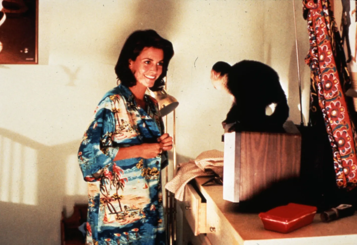 Courteney Cox filmis «Ace Ventura: Loomade detektiiv» 1994. aastal.