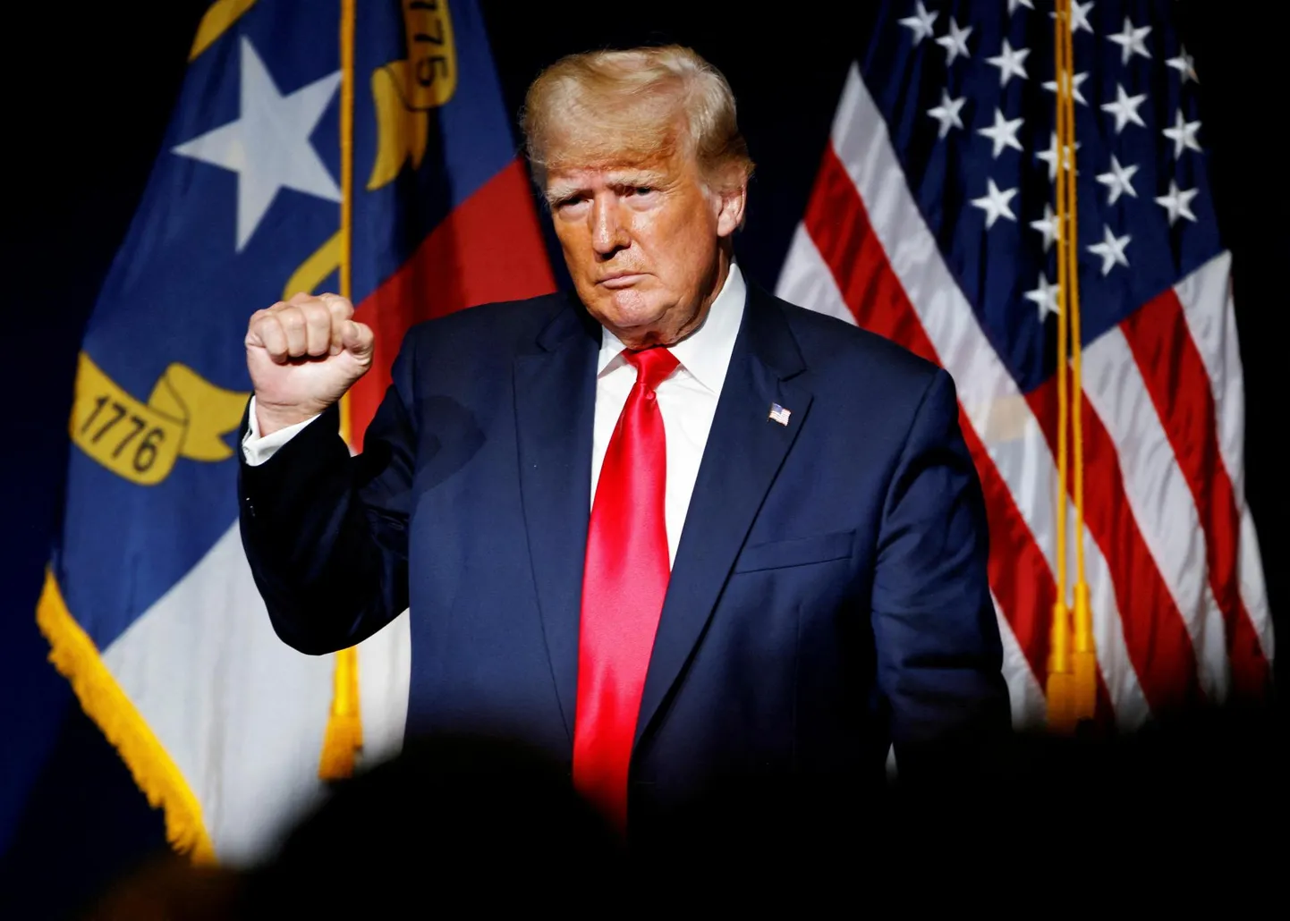 Donald Trump vabariiklaste üritusel Põhja-Carolinas.