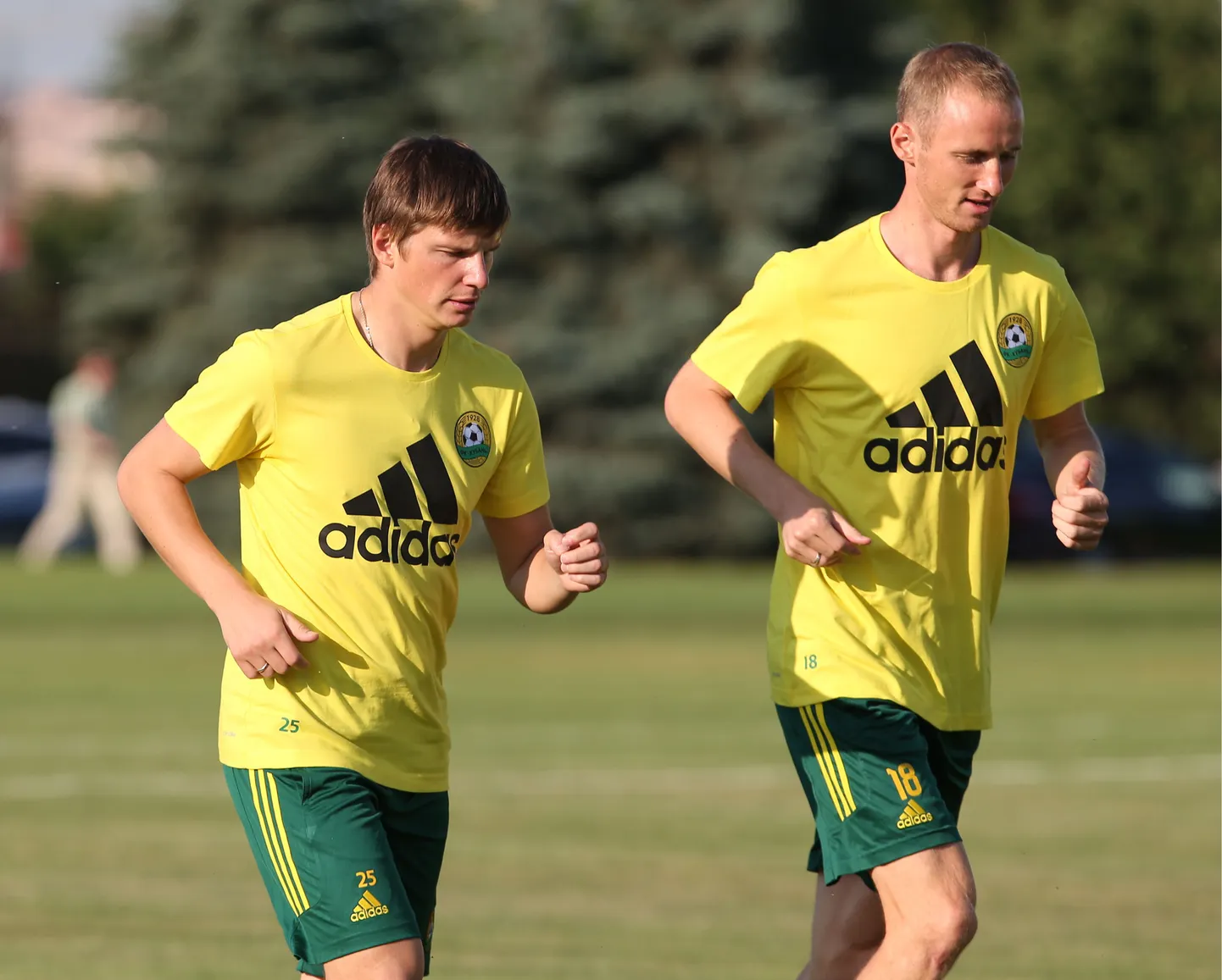 Андрей Аршавин (слева) на тренировке "Кубани".