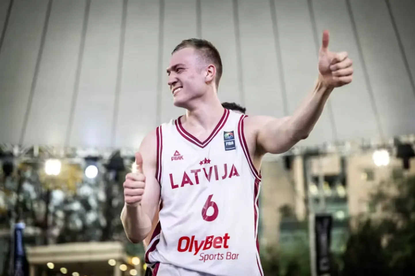 Latvijas 3x3 basketbolists Francis Lācis