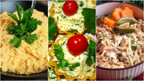 Uz šķīvja, maizes groziņā vai lavašā: 12 siera salātu receptes