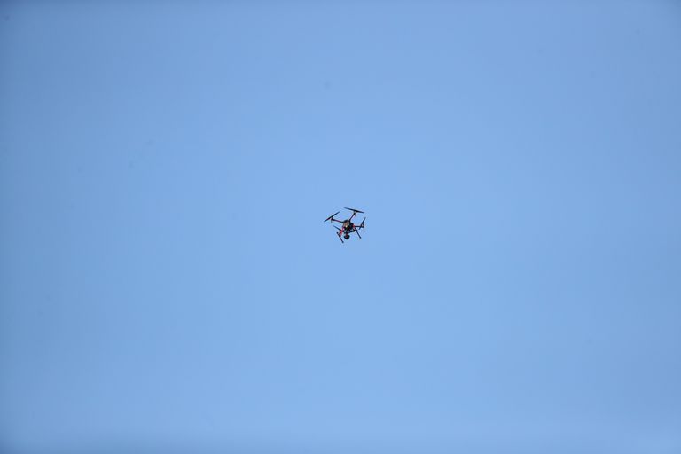 Над Хааберсти летает дрон.