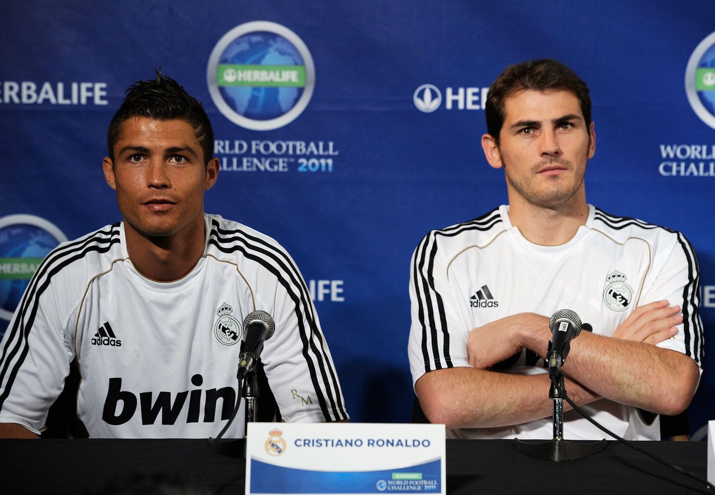 Cristiano Ronaldo (vasakul) ja Iker Casillas