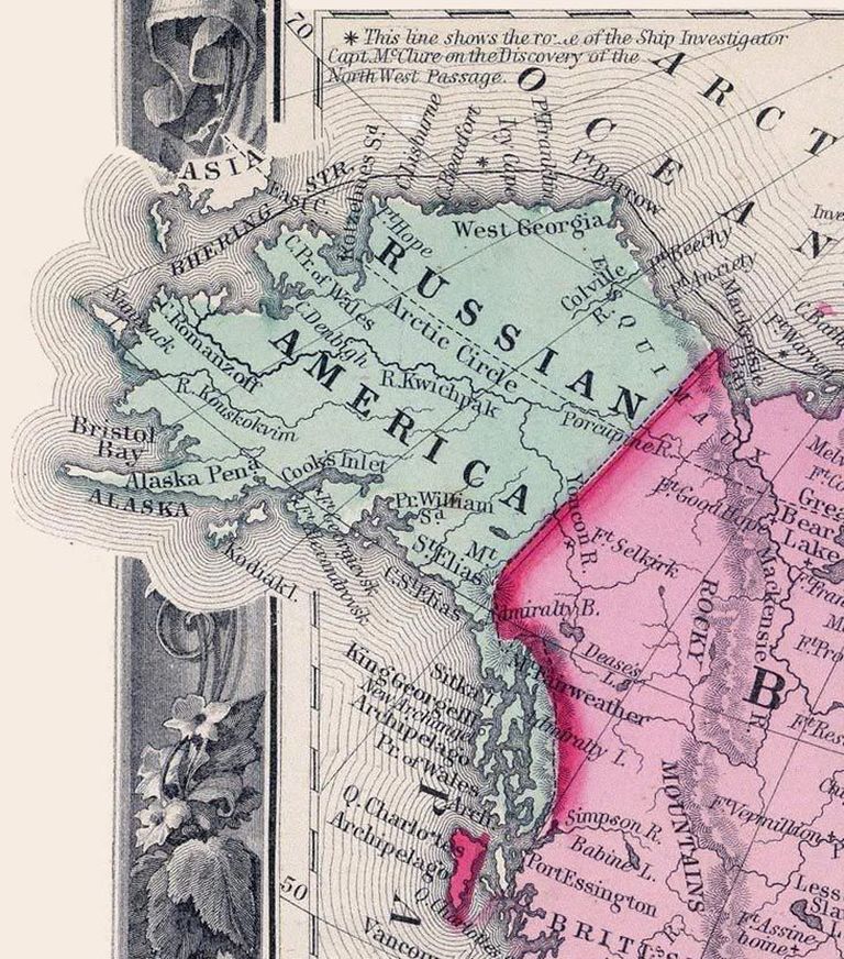 Venemaa alad Alaskal 1860