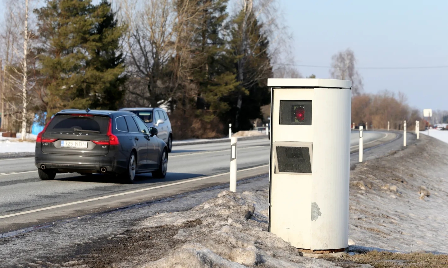 15.02.2022, Tartu
Pildil kiiruskaamera Puurmani lähistel.
Foto Sille Annuk, Tartu Postimees