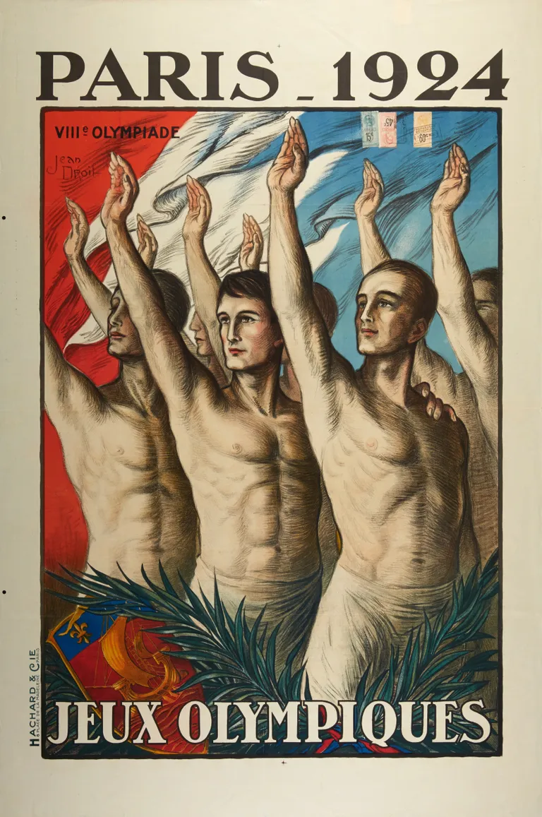 1924. aasta Pariisi suveolümpiamängude poster.